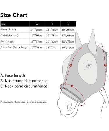 Harrison Howard UV Protection Fly Mask - Breathable Stretchable Full Visibility with Ear Protection - Chic Blue (Large) - Buy Online on GoSupps.com