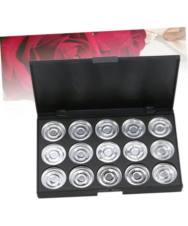 Healeved 3pcs 15 Empty Cosmetic Empty Eyeshadow Case Empty Eyeshadow Palette Cosmetic Cases for Traveling 1 count (Pack of 1) Silverx3pcs - Buy Online on GoSupps.com
