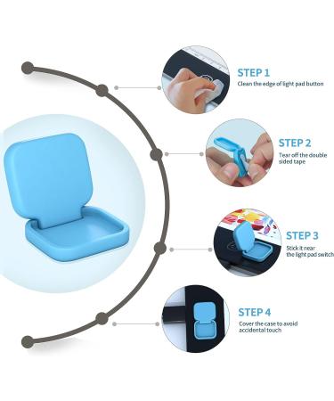 Diamond Painting Light Pad Switch Cover for 5D DIY Art Kits - Pink & Blue - Buy Online on GoSupps.com