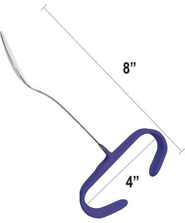 Stainless Steel Tablespoon with Vertical Handle - Ideal for Rehabilitation - Buy Online on GoSupps.com