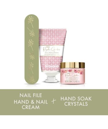 Baylis & Harding Royale Garden Rose Poppy & Vanilla Manicure Gift Set - Vegan Friendly - Buy Online on GoSupps.com