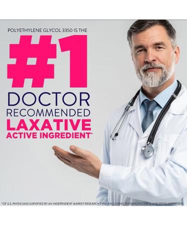 berkley jensen ClearLax Polyethylene Glycol 3350 Powder for Solution Stool Softener Osmotic Laxative Gentle Occasional Constipation Relief - Unflavored 45 Dose 26.9 oz (Pack of 1) - Buy Online on GoSupps.com