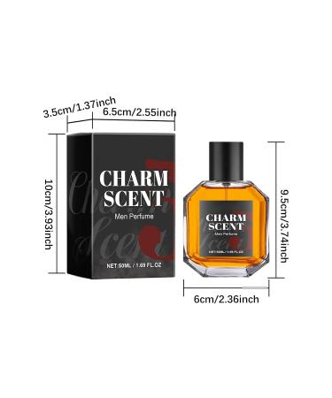 Men's Charm Perfume Eau de Parfum Spray A Signature Scent for Long-Lasting Fragrance Irresistible Luxury Perfumes for Men Holiday Gifts 6.72 Ounce (Pack of 1) Black - Buy Online on GoSupps.com