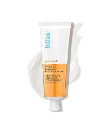 Bliss Glow Rush Vitamin C Luminous Daily Moisturizer | Brightening Hydrating & Soothing | With Ultra-Stable Vitamin C Vitamin E Squalane & Shea Butter