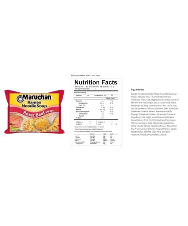 Ramen Noodle Soup Variety Pack - 11 Flavors, 3oz Each - 11 Packages, 6 Flavors - 1 Count, Pack of 11 - Buy Online on GoSupps.com