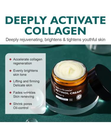 2.5% Retinol Cream for Face - Anti-Aging Moisturizer with Hyaluronic Acid & Vitamin E | Reduce Wrinkles & Fine Lines - 1.05 fl. oz - Buy Online on GoSupps.com