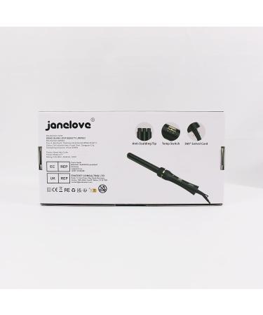 Janelove 5 in 1 Curling Iron Set - 3 Barrels Tourmaline Ceramic Wave Iron for Large & Small Curls 180 C/210 C for Short & Long Hair (Black) - Buy Online on GoSupps.com