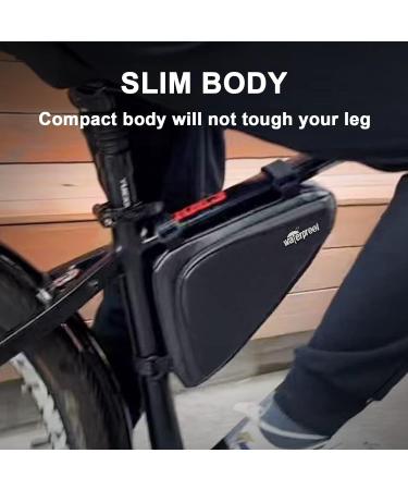 NDAkter Bike Bag - Water-Resistant Triangle Pouch for Phone, Wallet, Keys & Tools | Cycling Accessories for Road Bike MTB Commute - Buy Online on GoSupps.com