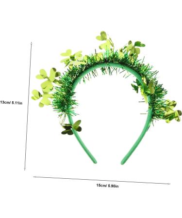 LIFKOME 1 Set Irish Festival Decoration Green Headband Green Shamrock Headband for Girl Green Shamrock Wristbands Cute Headband Green Shamrock Hair Accessories Festival Headband - Buy Online on GoSupps.com