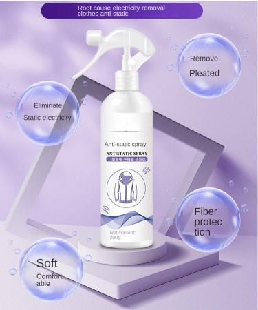 Antistatic Spray Softens Clothes Anti-Wrinkle and Anti-Static Professional Static Removal and Protection for Clothes - Buy Online on GoSupps.com