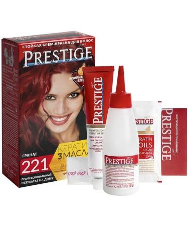  Vip's Prestige Resistant hair cream 221 Pomegranate "Vip's Prestige" with argan oil macadamia and chia/Krem-kra ka dli volos granat (2 kt) - Buy Online on GoSupps.com