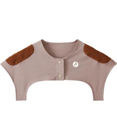 FACYNDE Warm Shoulder Wrap for Women | Comfortable Neck Wrap for Breastfeeding | Thicker Collarless Design | Safe & Cozy in Air-Conditioned Rooms - Red-Brown - Buy Online on GoSupps.com