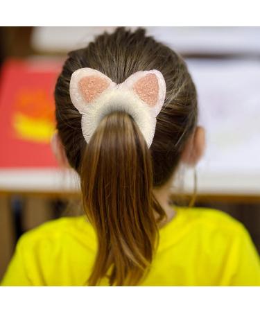 Shop Mllkcao 2-Piece Hair Tie Set - Plush Cat & Bear Ears Anti-Sweet Scrunching Elastic Hair Bands for Girls & Women - Perfect Hair Jewelry A01 - Buy Online on GoSupps.com