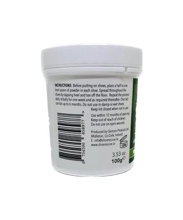Natural Shoe & Foot Odor Eliminator | Podiatrist-Developed Deodorizer | 3.5oz Effective Smelly Shoe Remover - Buy Online on GoSupps.com