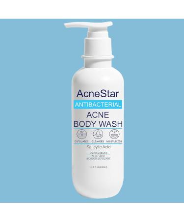 Acnestar Antibacterial Acne Body Wash with Salicylic Acid - Treats Back Chest Shoulder & Butt Breakouts Fights Clogged Pores & Cystic Acne Antifungal Body Wash - for Men & Women - Buy Online on GoSupps.com