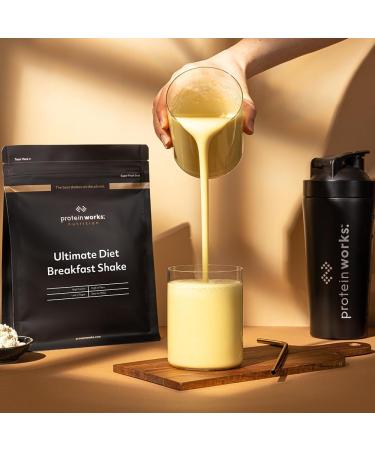 Protein Works - Ultimate Diet Breakfast Shake | High Protein 230 Calorie Breakfast | Low Calorie Breakfast Shake | Protein Meal Replacement | 36 Servings | Chocolate Muffin 2kg - Buy Online on GoSupps.com