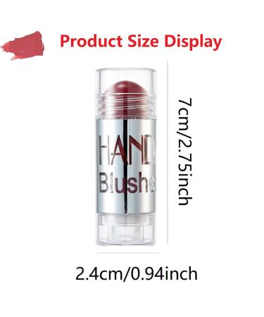 Blush Stick - Long-lasting Waterproof Face Blush for Cheeks Eyes & Lips | Natural Smooth Blossom Cream Pencil - 1g (07#) - Buy Online on GoSupps.com
