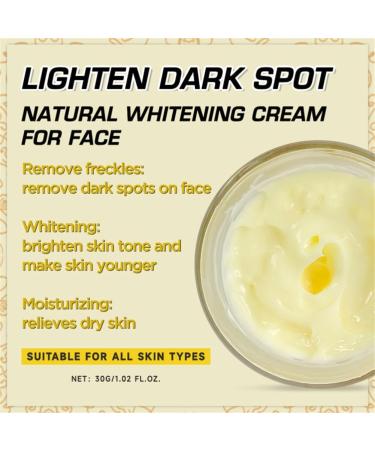 Turmeric Face Cream Dark Spots Removal Whitening Facial Cream Lightening Improve Dullness Skin Care Products Natural Ingredients Moisturizing and Mild Effect Skin Barrier Intensive Cream - Buy Online on GoSupps.com