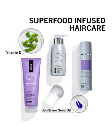 Biotop Professional 19 Pro Silver Hair Oil - Heat Protection & Frizz Control for Platinum Blonde Hair - Lightweight Non-Greasy Formula with Vitamin E - 2.2 oz - Buy Online on GoSupps.com