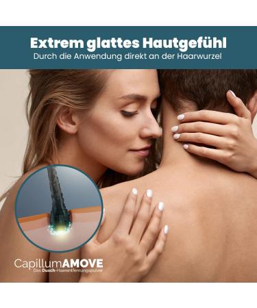 Capillum Amove AthleticX Premium Depilatory Cream for Men - Extra Gentle Pain-Free Hair Removal for Intimate Areas - 200g - Additive-Free & Neutral Smell - Buy Online on GoSupps.com