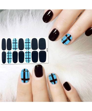 dijiusidy Nail Art Stickers Self-Adhesive Fingernail Decal with Strap Glue DIY Art Decor Full Cover Manicure Kits for Women Girls YMX194 - Buy Online on GoSupps.com
