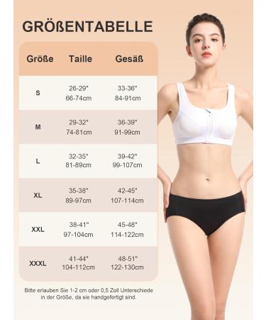 Carer 3-Pack Period Underwear for Heavy Bleeding - Comfortable XXL Black with 50ml Pad - Buy Online on GoSupps.com