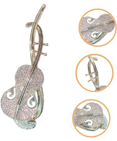 PLAFOPE Rhinestone Twist Clip Pipa Barrettes Chinese Hair Clips Pipa Hair Barrette Hair Bun Holder Chinese Hair Clamps Hair Clips for Fine Hair Pretty Hair Clips for Women French Pins - Buy Online on GoSupps.com