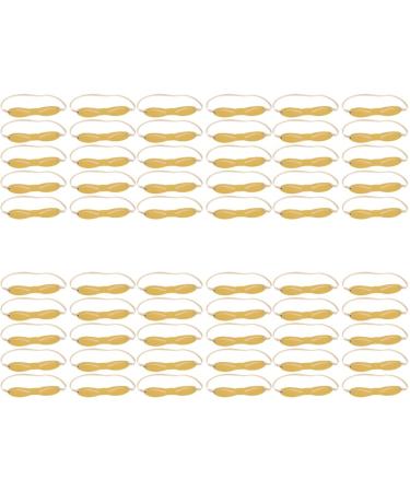 Housoutil 60 Pcs Eyebrow Practice Skin Microblading Latex Skin Artificial Skin Eyebrow Trimming Headband