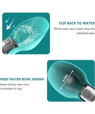 Portable Dog Water Bottle | Leak-Proof Dog Water Dispenser for Walking, Hiking, Travel | BPA-Free (27oz) Green - Buy Online on GoSupps.com