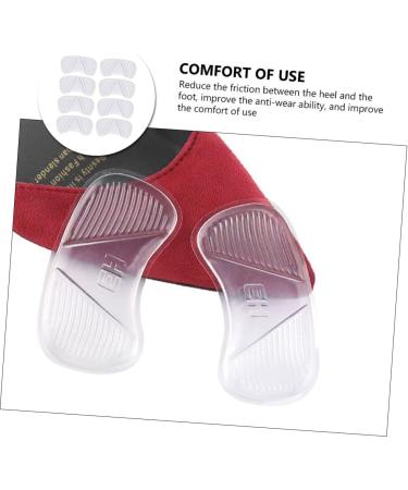 GLEAVI 8 Pairs Half Size Back Shoe Heel Inserts - Non-Slip Gel Heel Protectors for Women - Wear-Resistant Heel Liners & Daily Heel Pads - Buy Online on GoSupps.com