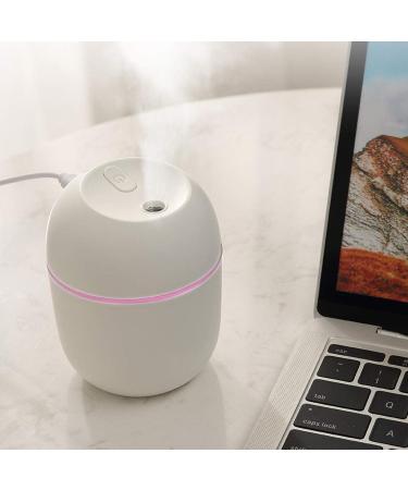Portable Mini Humidifier with Night Light - USB Air Humidifier for Bedroom & Car - Essential Oil Diffuser & Aroma Anion Mist Maker - 3-Color Options - Buy Online on GoSupps.com