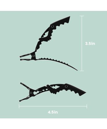 Xtava Styling Hair Clips - 12 pcs Professional Plastic Sectioning Clips for Thick and Thin Hair - Buy Online on GoSupps.com