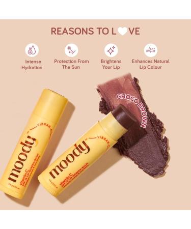 Vitamin C SPF 15 Tinted Lip Balm - Choco Brown (5.8g) | Hydrating & Sun Protection - Buy Online on GoSupps.com