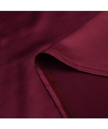 TIFENNY Women's Milk Silk Soft Sleeveless Backless Formal Dress - Wine, Medium - Buy Online on GoSupps.com