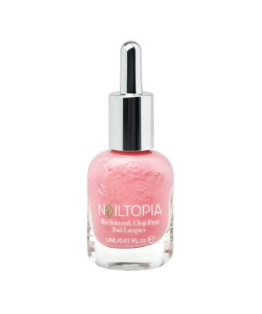 Nailtopia Bio-Sourced Chip Free Nail Lacquer - Strengthening Nail Polish Coat For A Fast Manicure - Instant, Rapid, And Perfect Cuticle Art - Pro Color Finish Treatment - Uptown Girl - 0.41 oz
