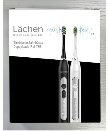 Late Electrical Toothbrush Double Pack RM-T8 | 2 Sound Handpieces Travel Bags & 10 Brushes | 3 Modes & Vibration Levels - International Shipping Available - Buy Online on GoSupps.com