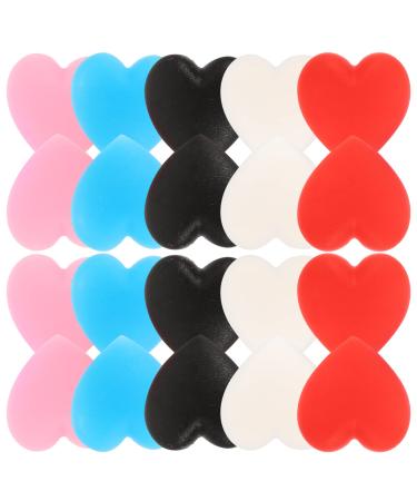 Gleavi 25 pairs of slip-resistant ear protectors glasses holder glasses holder Children's heart sunglasses holder for glasses.