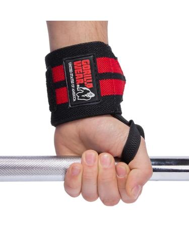 Gorilla Wear Wrist Wraps Pro - Black/Red | Premium Bodybuilding & Fitness Accessory for Enhanced Support - Buy Online on GoSupps.com