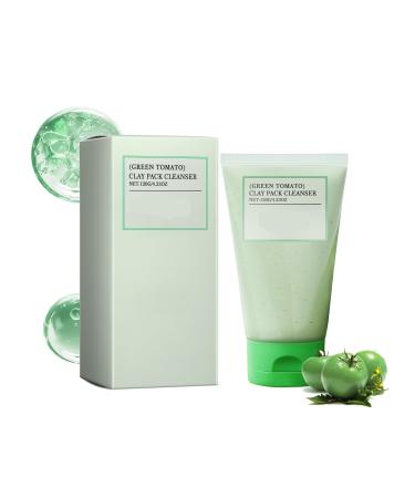 Green Tomato Cleanser - Deep Pore Cleansing Hydrating Oil-Water Balance Suitable For All Skin Types & Whole Family(2PCS)