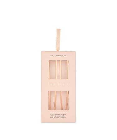 Kristin Ess French Pin - Rose Gold - Set of 2 2 Count (Pack of 1) Rose Gold - Buy Online on GoSupps.com