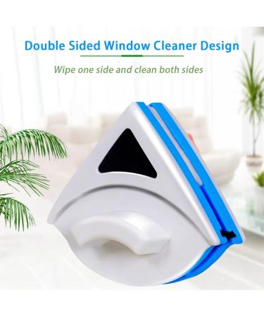 Sofenthiss Window Cleaner Sofenthiss Window Sill Cleaner Upgrade Magnetic Window Cleaner Double Sided Window Cleaner Design for All Windows Glass (Blue) - Buy Online on GoSupps.com
