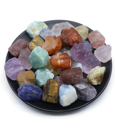 Room Decoration Natural Crystal Quartz Small Cluster Rose Crystal Amethyst Raw Rough Irregular Shape 5PC Suitable for Home (Color : Citrine Size : 25-35mm) 25-35mm Citrine - Buy Online on GoSupps.com
