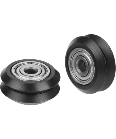 V-Shape Groove Wheel 5mm Bore 625 Bearing Pulley - Double Bearing Sliding Gate Accessories for CNC & 3D Printer - Pack of 20 - Buy Online on GoSupps.com
