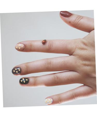 Mikinona 1 Glass Chip Nail Art Flakes Broken Glass Mini Wooden Decorations Diy Epoxy Filling Irregular Glass Glitter Nail Art Stone Glass Nail Charm Nail Gem Accessories Manicure 0.5X0.3cm Golden - Buy Online on GoSupps.com