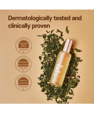 Elishacoy | Kombucha Glow Serum Mist 100 ml / 3.38 fl oz Fermented Kombucha + Peptide Glow Face Mist, Vegan Hydrating & Radiance Spray for All Skin Types/Best Moisturizer for Sensitive and Dry - Buy Online on GoSupps.com