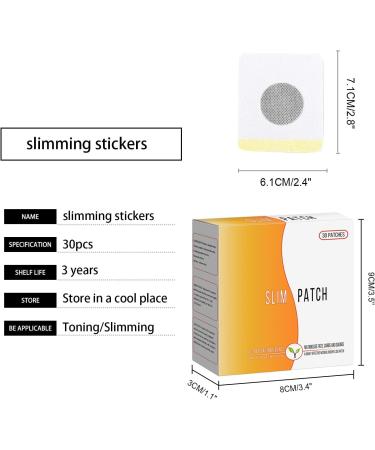 Aonat 30 Pieces Weight Loss Patches - Slimming Stickers for Fast Fat Burning & Anti-Cellulite | Ideal for Beer Belly & Waist Fat Reduction - Buy Online on GoSupps.com