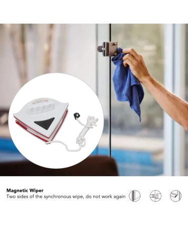 Doublesided Glass Wiper Magnetic Window Cleaner Laborsaving Fiber Cloth Efficient for Home for Doors (for 15 24mm / 0.6 0.9in Mid Hollow Glass) - Buy Online on GoSupps.com