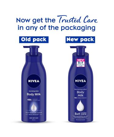 Nivea Nourishing Lotion Body Milk 400ml - Richly Caring for Very Dry Skin - Buy Online on GoSupps.com