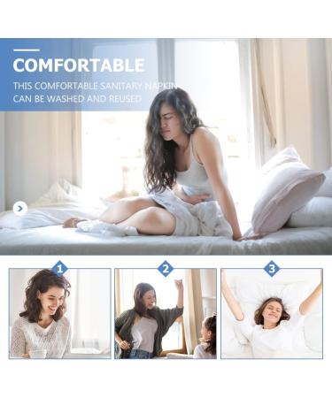 Artibetter Reusable Cotton Menstrual Pads - 3PC Ultra Absorbent Cloth Pads for Car Wash & Eco-Friendly Menstrual Care - Buy Online on GoSupps.com