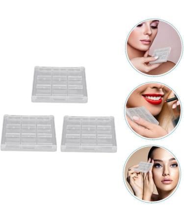 OHPHCALL Lip 3pcs Boxes Eye Shadow Box Blush for Cheeks Cosmetic Cases for Traveling Eyeshadow Sub Plate Pigment Empty Eyeshadow - Buy Online on GoSupps.com